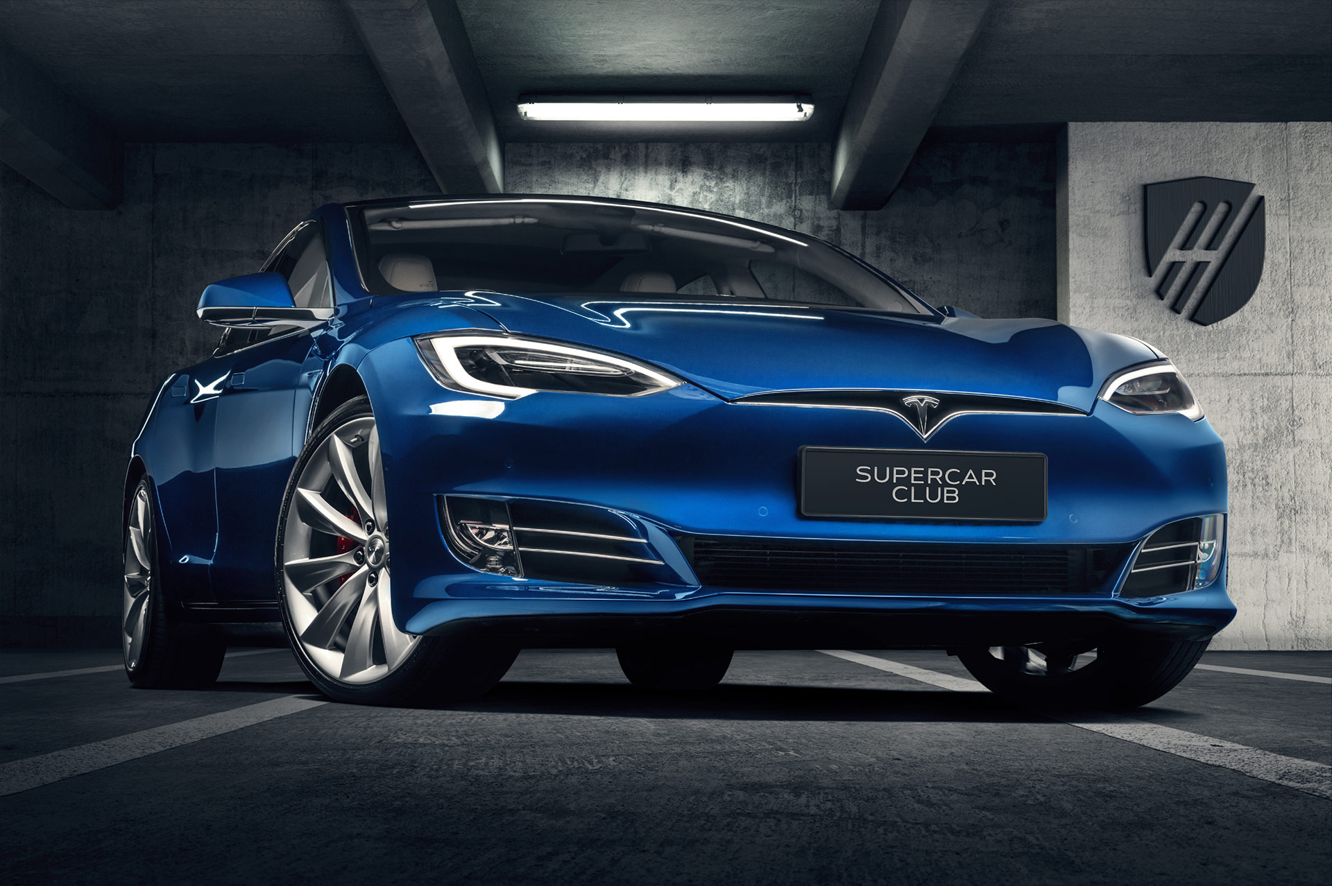 Tesla Model S P90D Ludicrous Supercar Club Poland